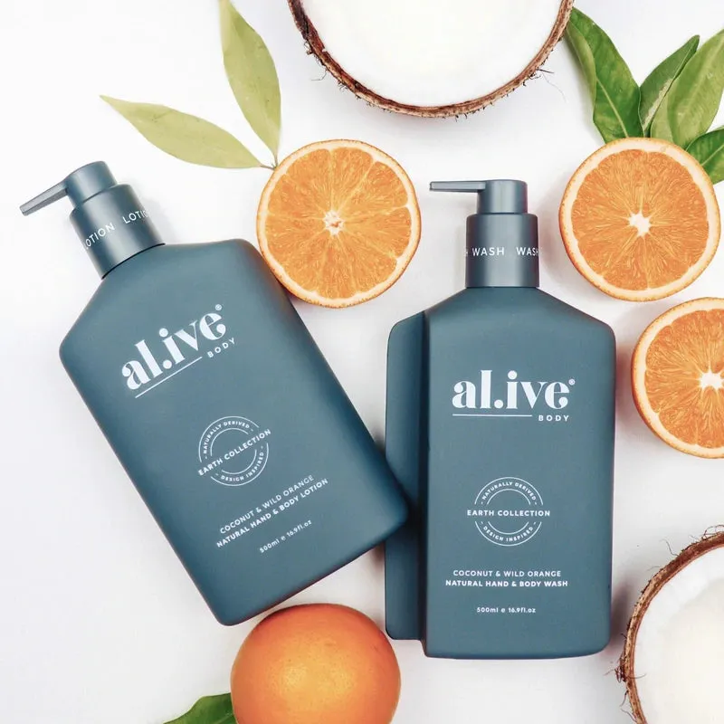 Al.ive Body Coconut & Wild Orange Duo 2x500ml