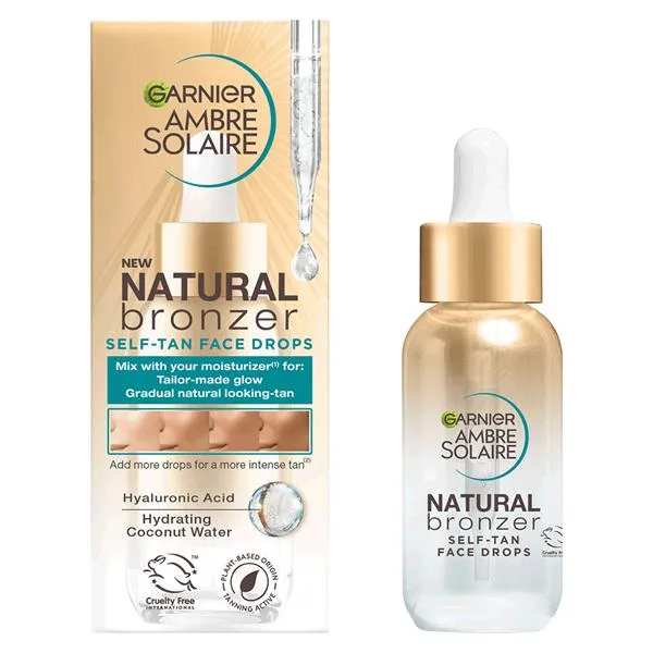 Amber Solaire Natural Bronzer Face Drops 30ml