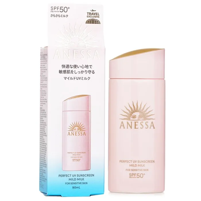 Anessa Perfect Uv Sunscreen Mild Milk Sensitive Skin - 90ml