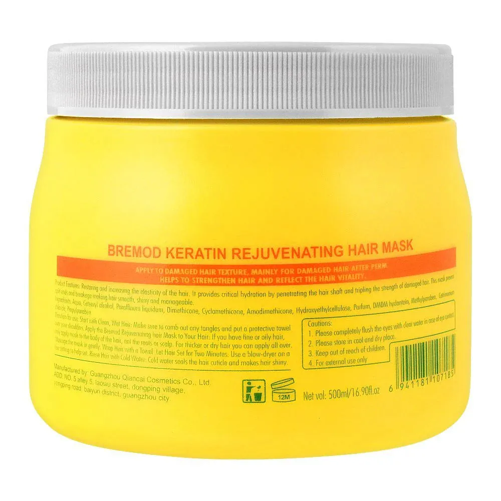 Bremod Rejuventing Keratin Hair Mask - 500ml