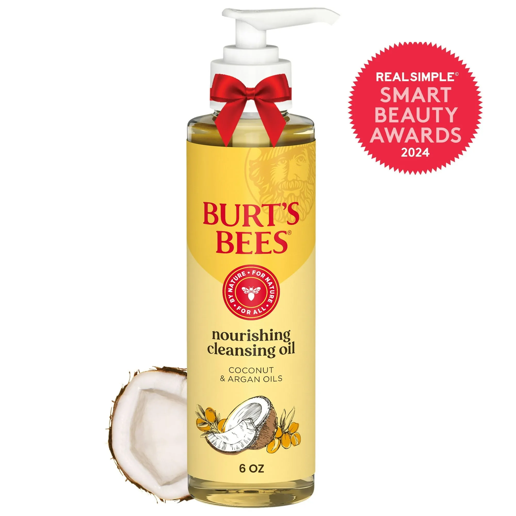 Burt's Bees Cleansing Oil With Coconut & Argan Oil 6oz