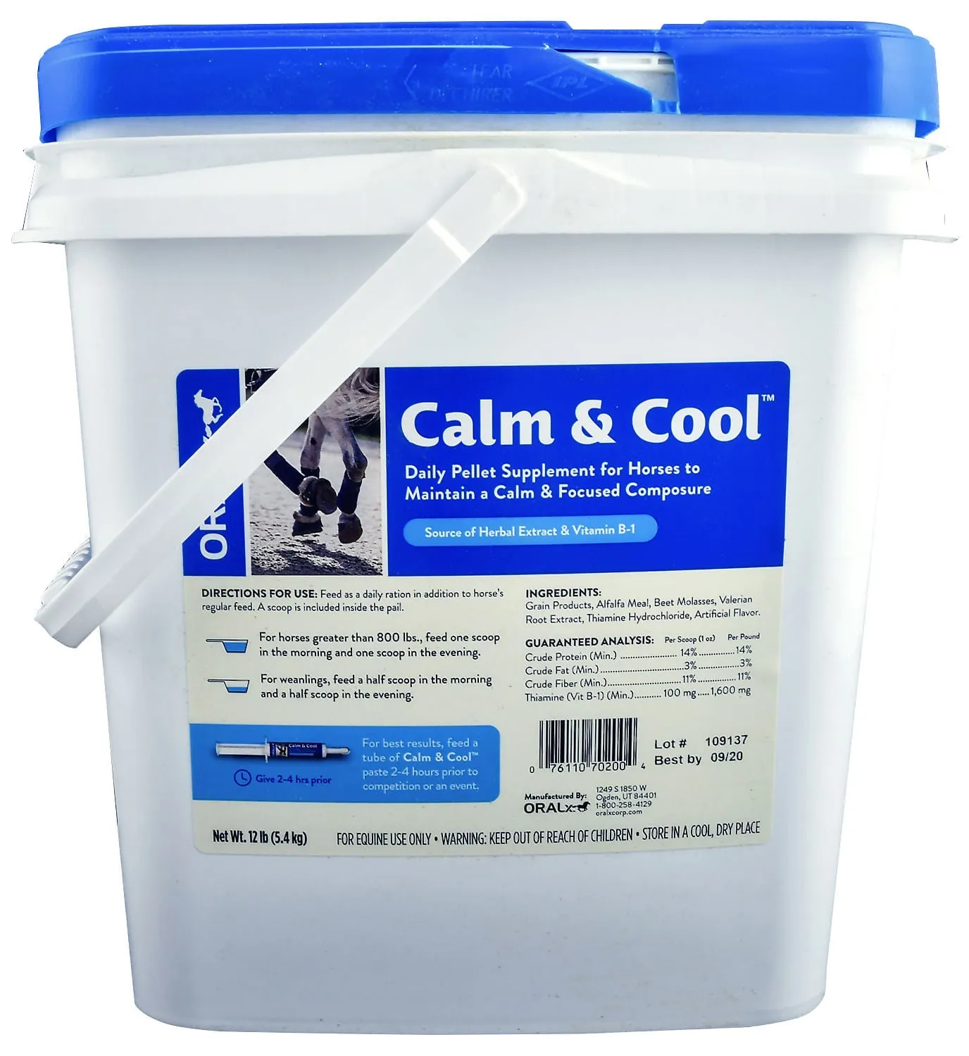 Calm & Cool Daily Pellet Supplement for Horses