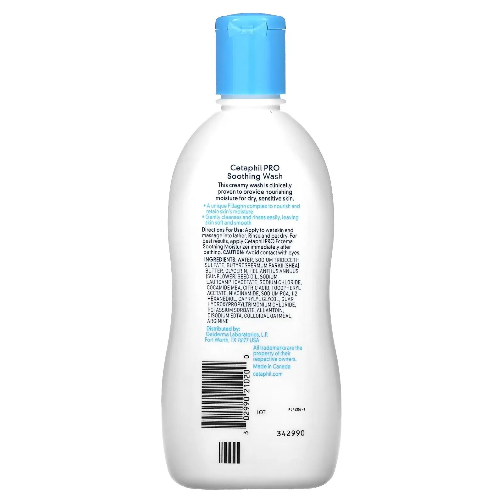 Cetaphil Pro RestoraDerm Soothing Cleanser, 296 ml