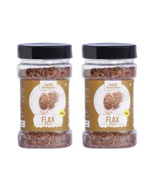 Cook Garden Premium Flax Seeds 200gm (100gm x Pack of 2)