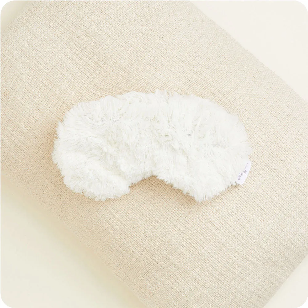 Cream Warmies Eye Mask