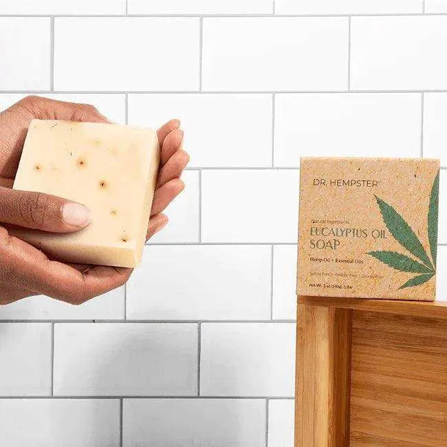 Dr. Hempster Sore Healing Hemp & Eucalyptus Soap