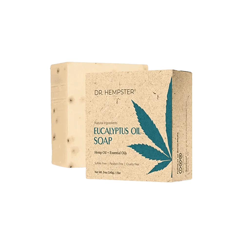 Dr. Hempster Sore Healing Hemp & Eucalyptus Soap