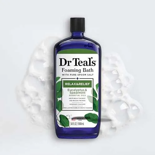 Dr. Teal's Foaming Bath Relax & Relief Eucalyptus & Spearmint - 34 Oz