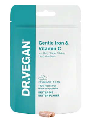 DR.VEGAN Gentle Iron & Vitamin C, 30 caps