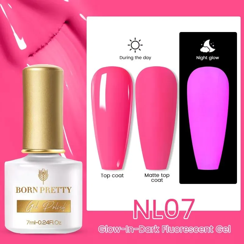 Glow-In-Dark Fluorescent Gel Polish Born Pretty