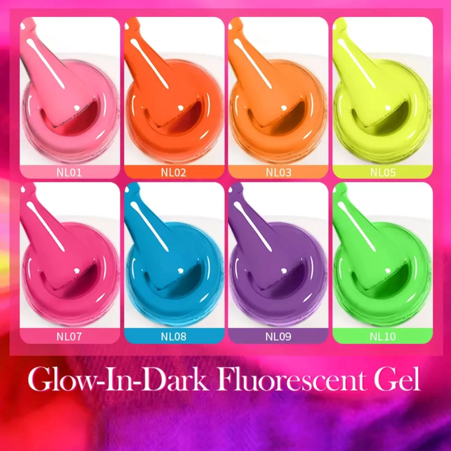 Glow-In-Dark Fluorescent Gel Polish Born Pretty