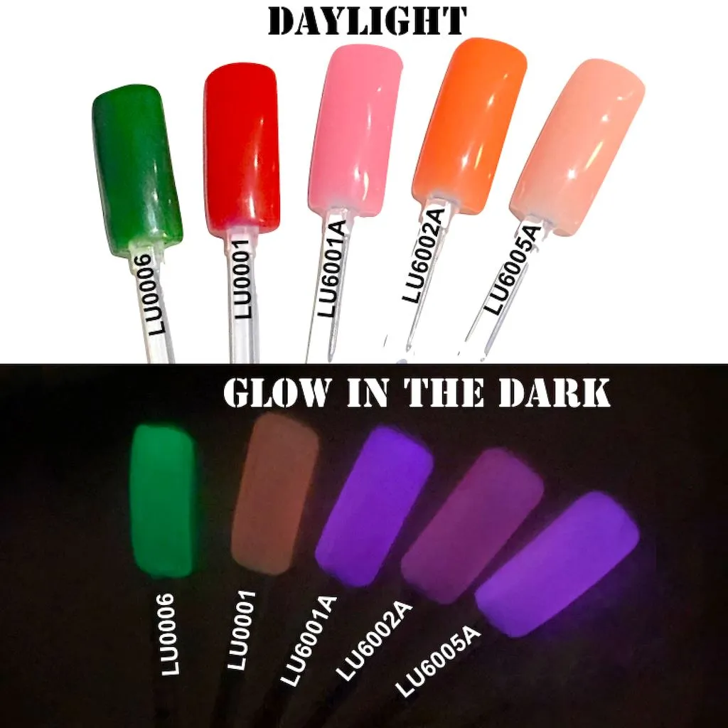 Glow In The Dark Gel Nail Polishes