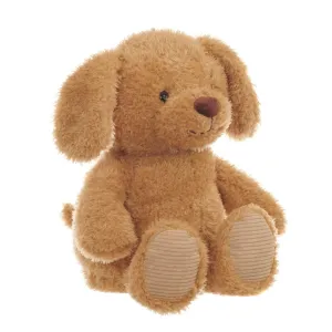 Golden Puppy Snuggable Hottie Heatable Animal Toy with Microwavable Pouch