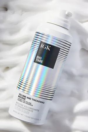 Hair mousse IGK Big Time Volume, silver