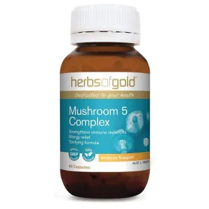 Herbs of Gold Mushroom 5 Complex 60c