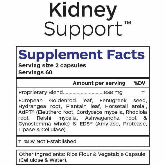 Kidney Support 120 caps by Professional Botanicals