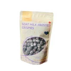 Loopy Paws Freeze-Dried Goat Milk Frosted Blueberry Crispies Dog and Cat Treats, 30g