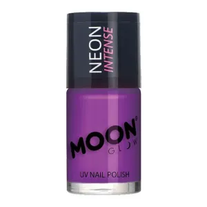 Moon Glow Neon UV Nail Polish - Intense Purple