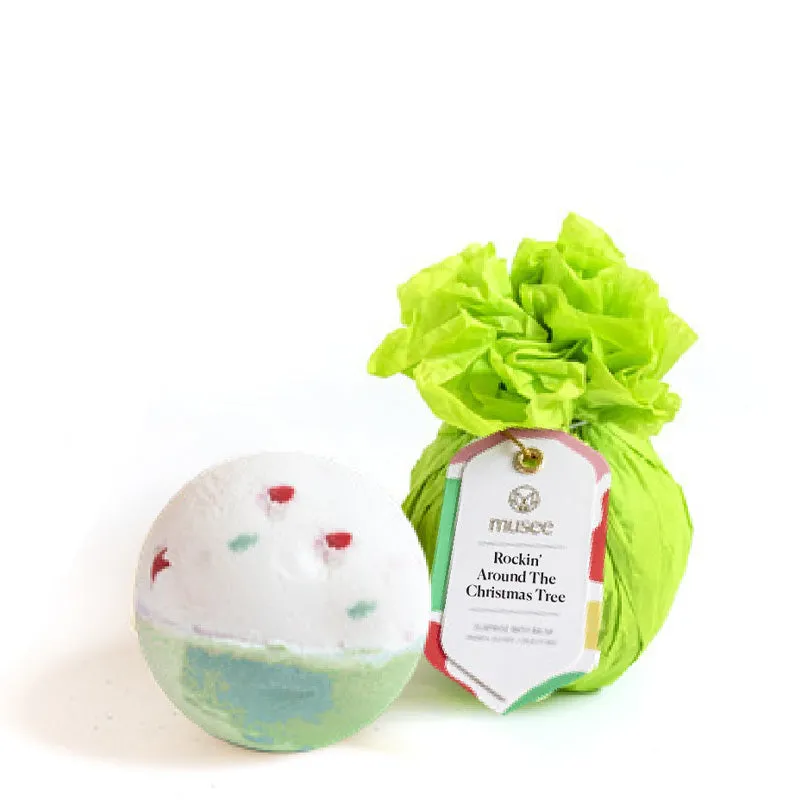 MUSEE BATH | Rockin' Around The Christmas Tree Bath Bomb