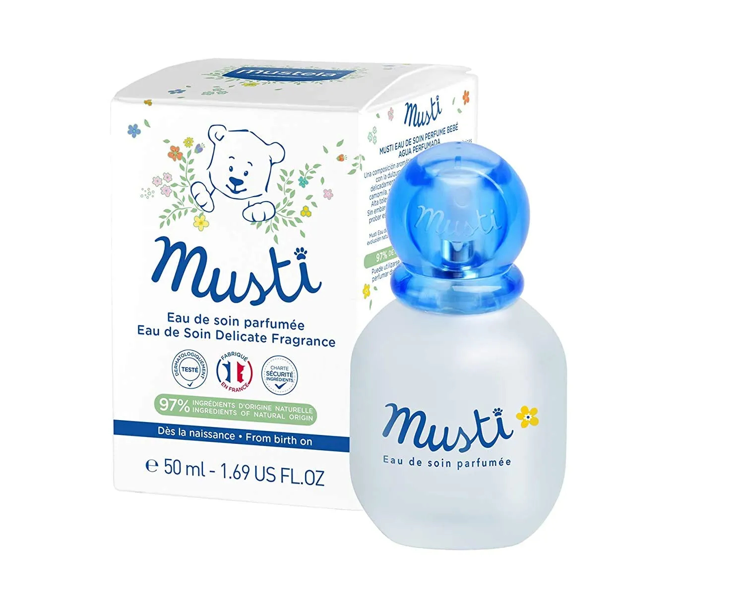 MUSTI EAU DE SOIN PERFUME 1.69 Oz