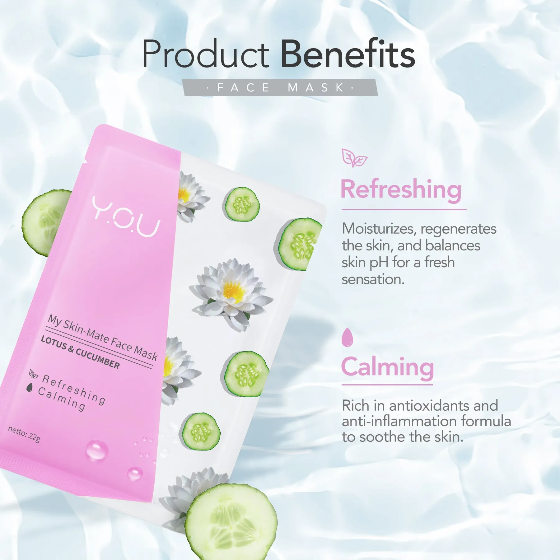 My Skin-Mate Face Mask Lotus&Cucumber