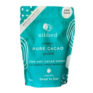 Nibbed Pure Organic Cacao Grated 200g