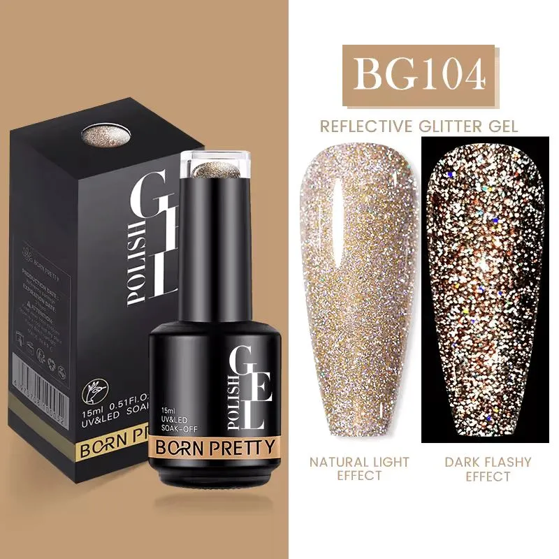 Reflective Glitter Disco Gel Polish Born Pretty