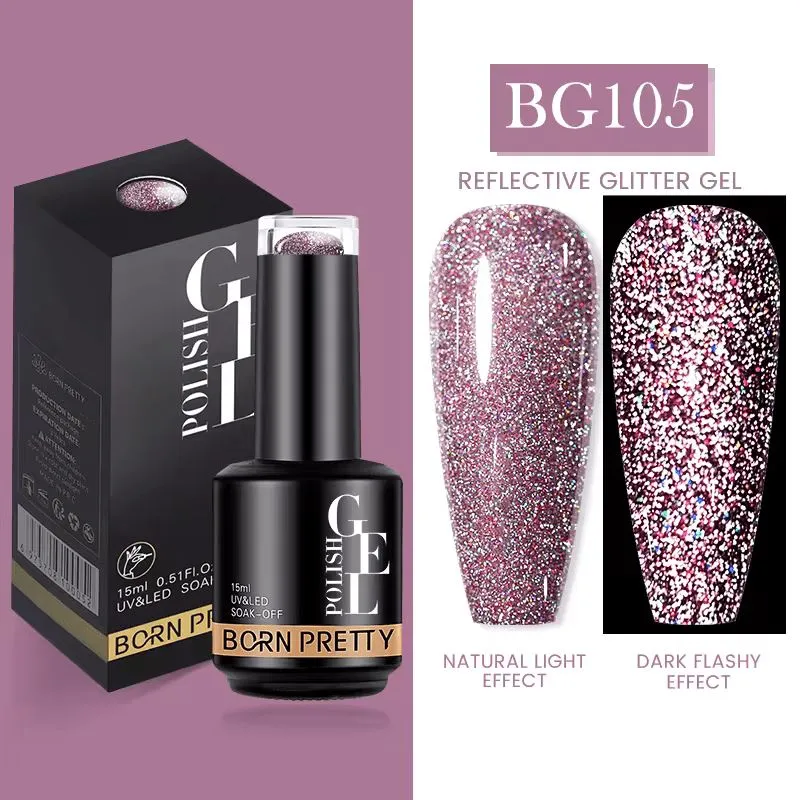 Reflective Glitter Disco Gel Polish Born Pretty