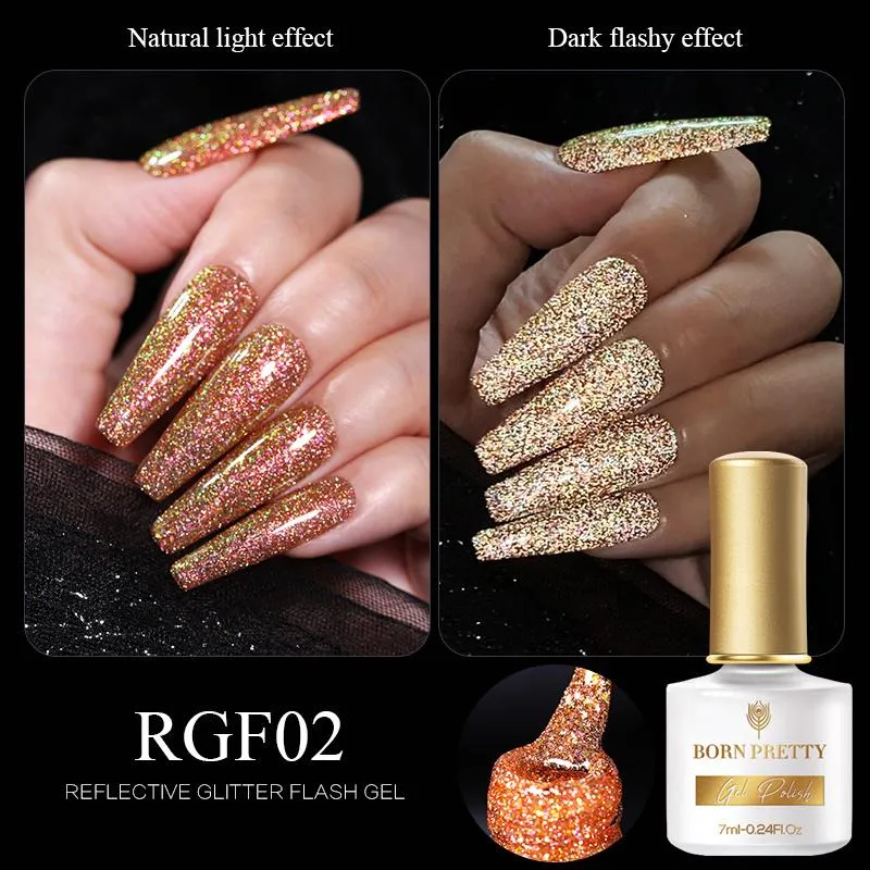 Reflective Glitter Flash Gel Polish Born Pretty