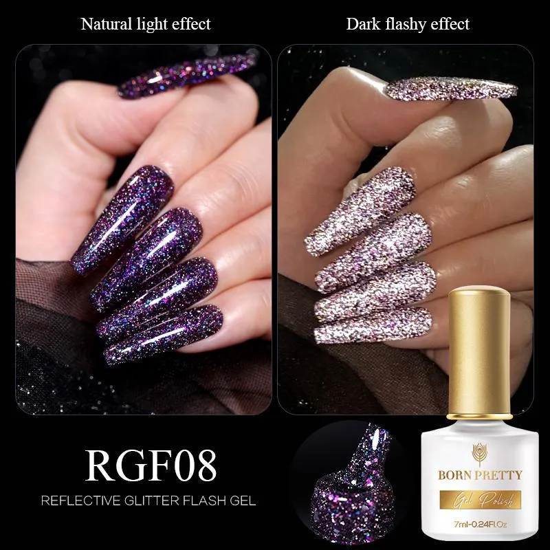 Reflective Glitter Flash Gel Polish Born Pretty