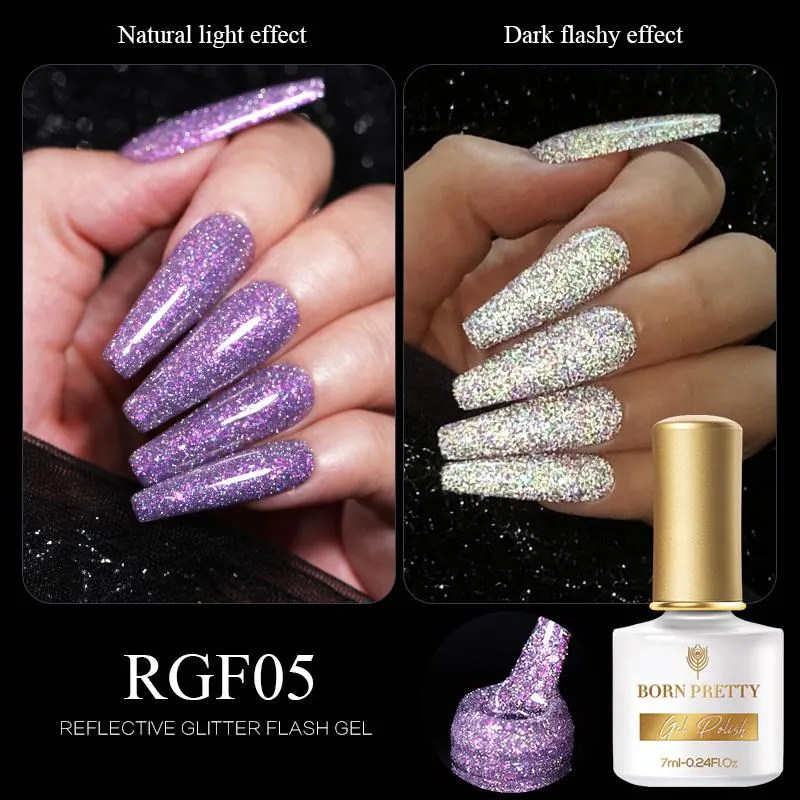 Reflective Glitter Flash Gel Polish Born Pretty