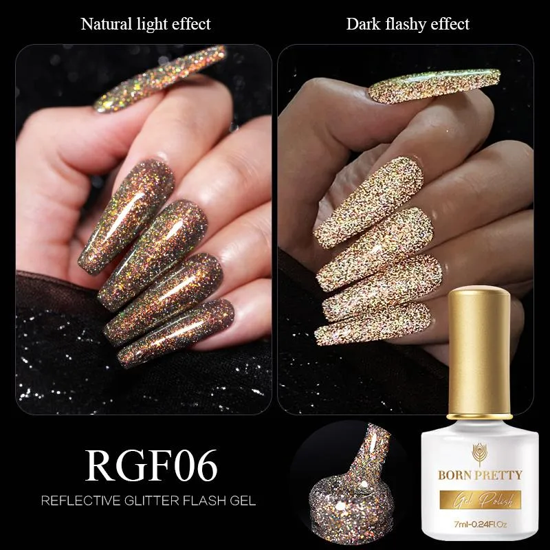 Reflective Glitter Flash Gel Polish Born Pretty