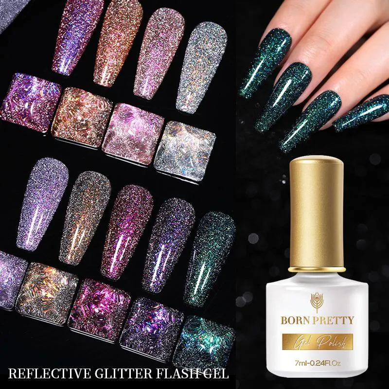 Reflective Glitter Flash Gel Polish Born Pretty