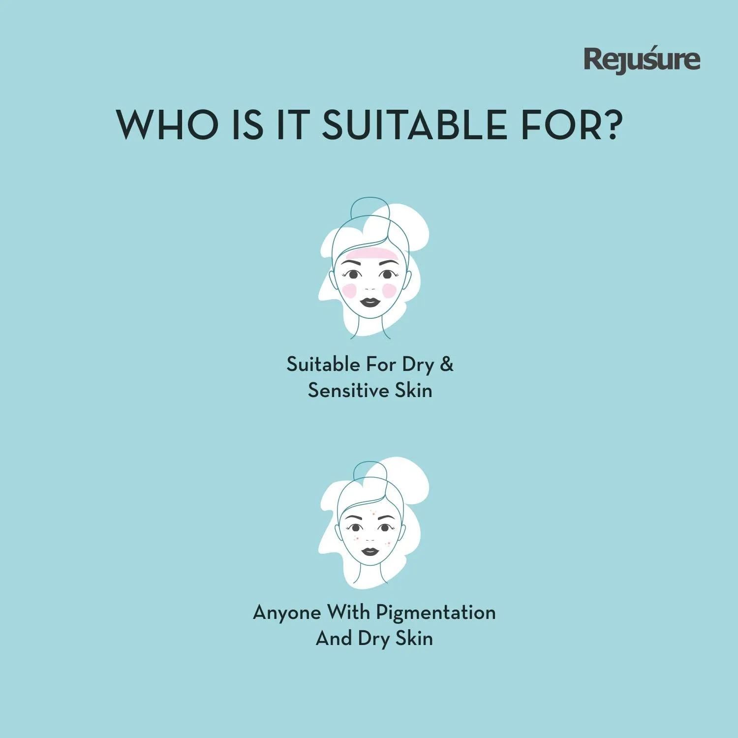 Rejusure Alpha Arbutin 2%   Hyaluronic Acid 2% Face Moisturizer - Minimizes Dark Spots and Hyperpigmentation, Sun Tanning, Blemishes, Acne Marks & Uneven Skin Tone | Skin Care - 50ml