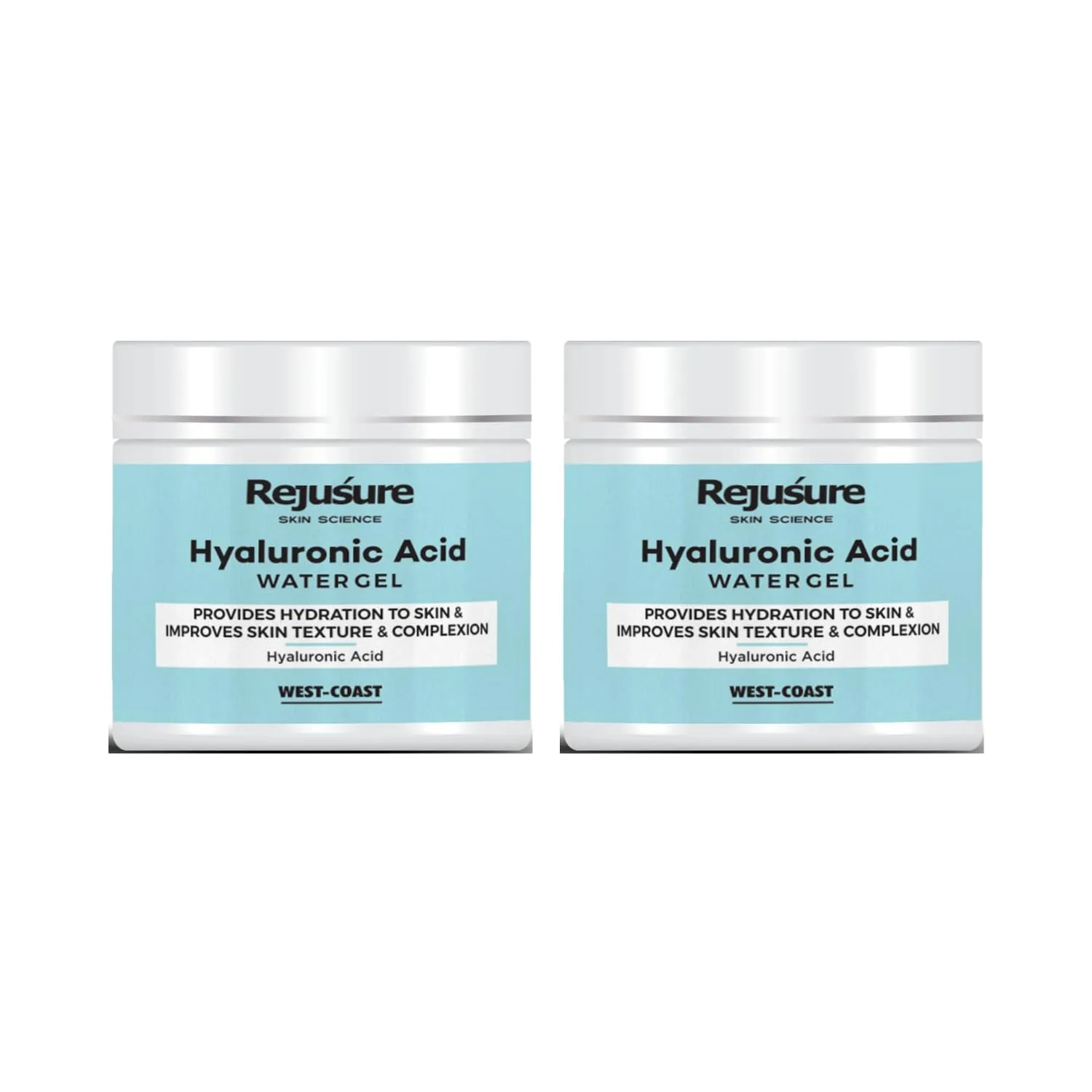 Rejusure Hyaluronic Acid Gel – Provides Hydration to Skin and Improves Skin Texture and Complexion – 50gm (Pack of 2)