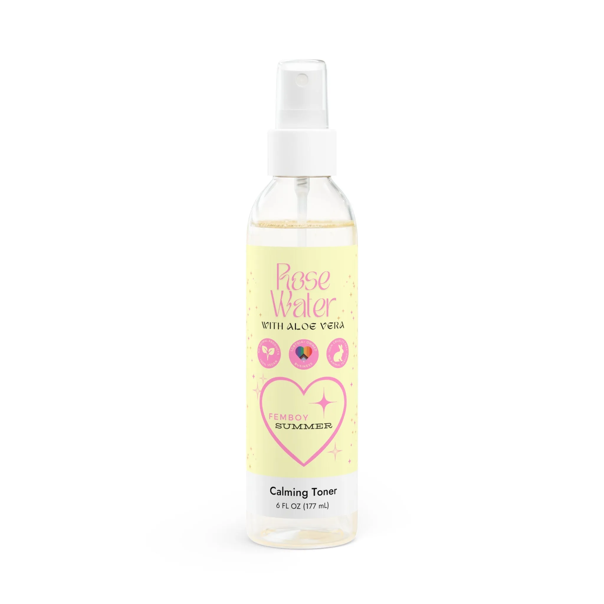 Rose Water   Aloe Vera - Calming Toner