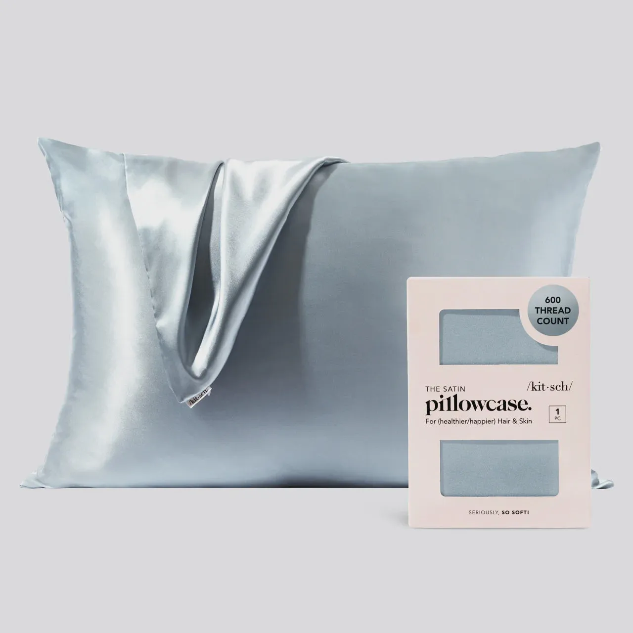 Satin Pillowcase | Haze Blue