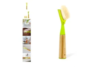 Suds Up Soap-Disp Dish Brush Green