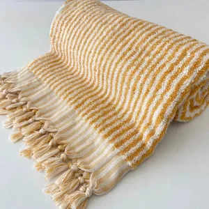 Turkish Organic Stripe Bath-Beach Towel 36x70"