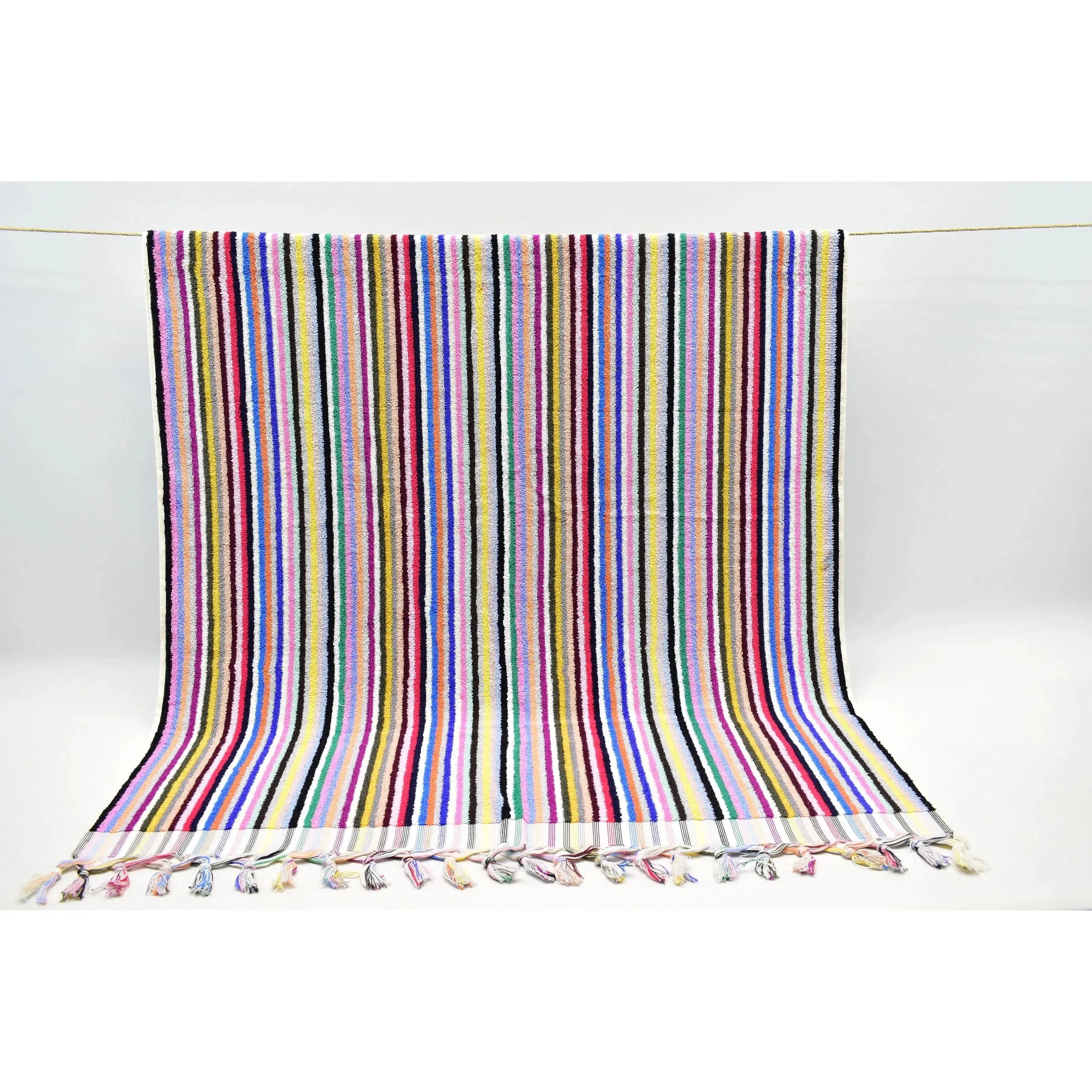 Turkish Organic Stripe Bath-Beach Towel 36x70"