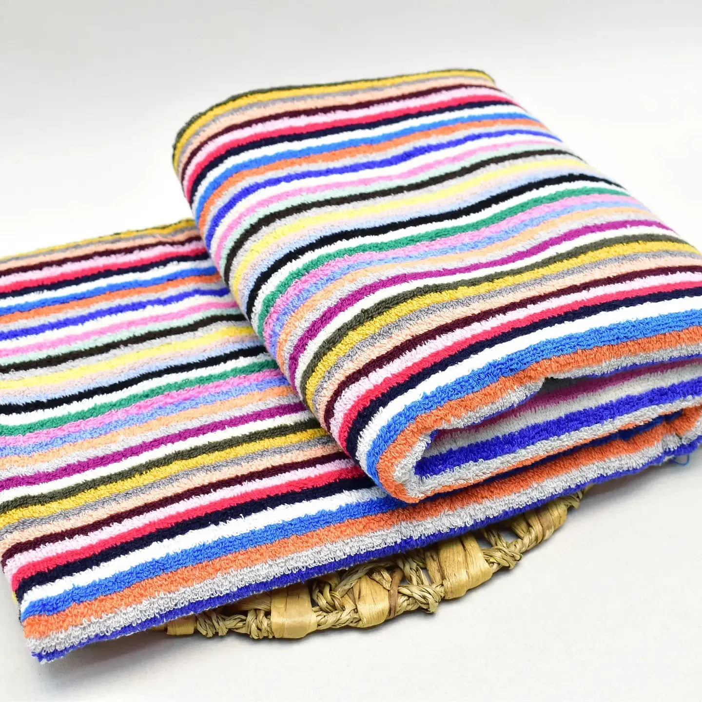 Turkish Organic Stripe Bath-Beach Towel 36x70"