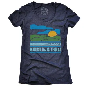 Women's Burlington, VT Sunset T-shirt